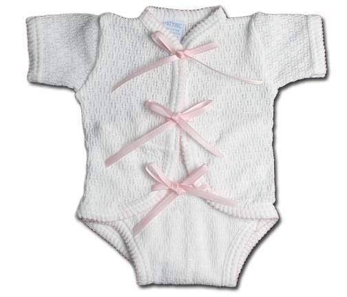 Newborn Ribbon Tie Onesie
