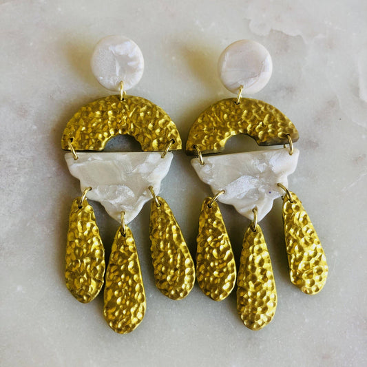 Polymer Clay | Naomi Chandelier Earrings